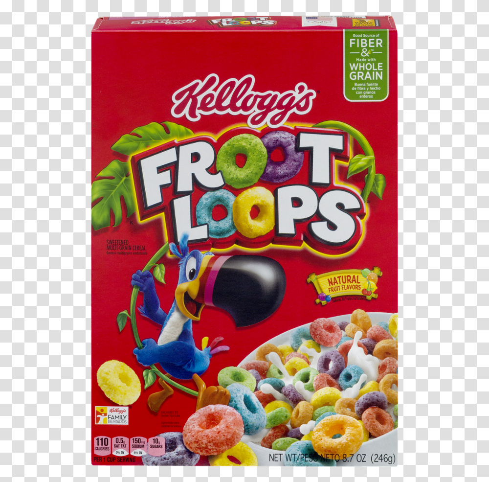 Fruit Loops Family Size, Food, Candy, Sweets, Confectionery Transparent Png
