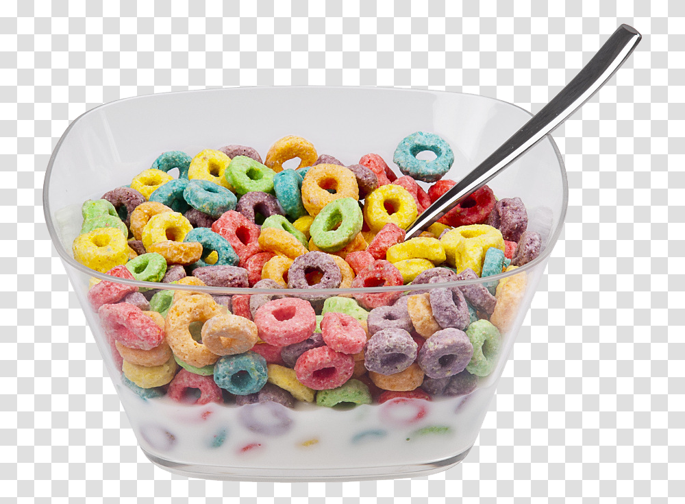 Fruit Loops Transparency Yebbi Gongju Http Fruity Pebbles Froot Loops, Sweets, Food, Confectionery, Spoon Transparent Png