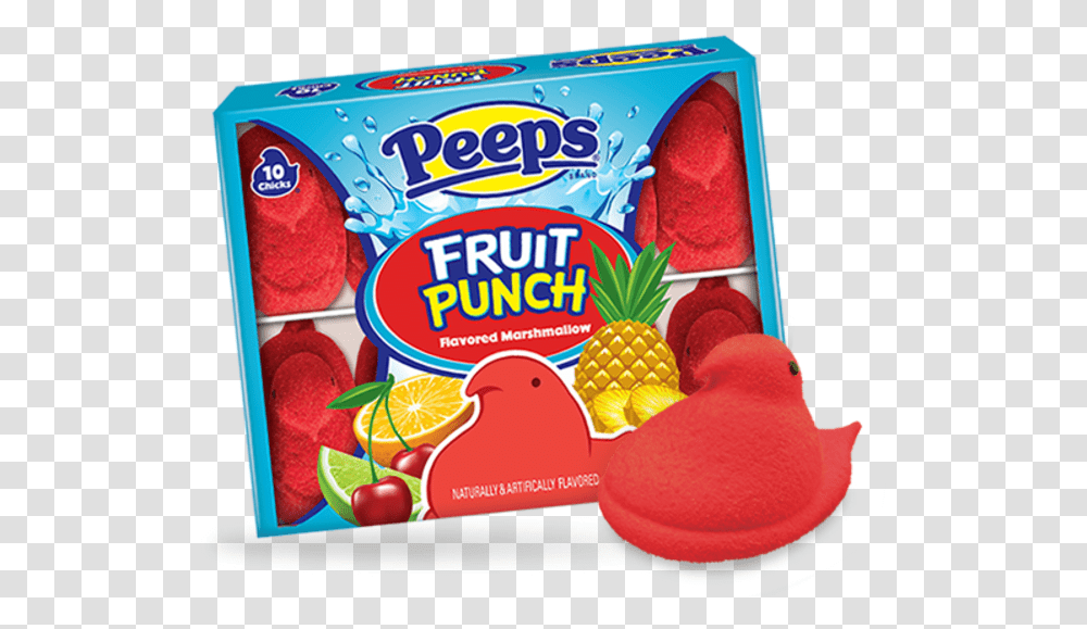 Fruit Punch Peeps Peeps Flavors, Food, Plant, Snack, Sponge Transparent Png