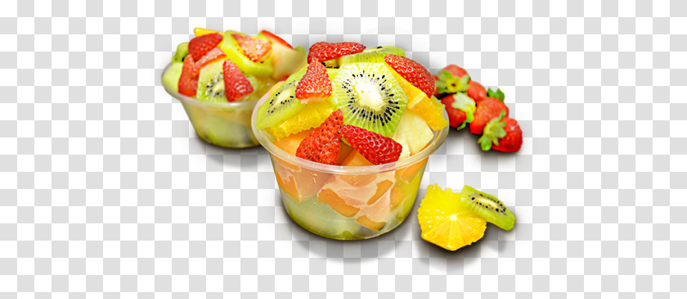 Fruit Salad, Plant, Strawberry, Food, Dessert Transparent Png