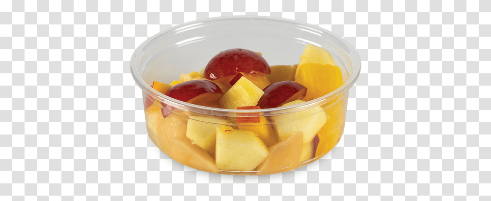 Fruit Salad With Apple Pear Pineapple Red Grapes And Nectarine, Plant, Sliced, Food, Custard Transparent Png