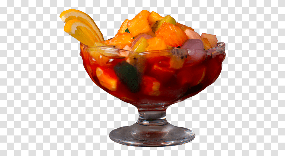 Fruit Salad With Ice Cream Cup, Plant, Food, Dessert, Sweets Transparent Png