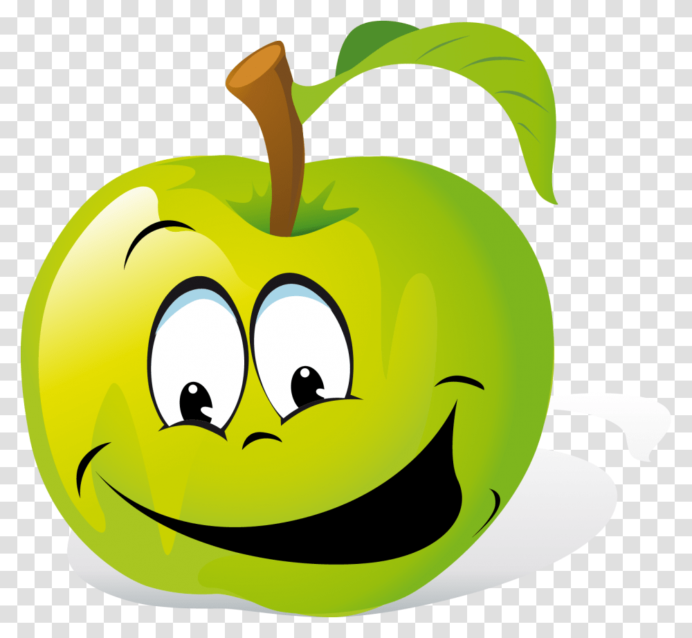 Fruit Smiley Face Clip Art Careful What You Wish For Poem, Plant, Food, Peel, Green Transparent Png
