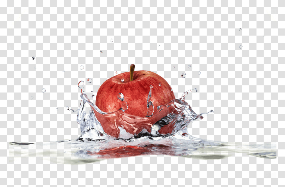 Fruit Splash Fruit In Water Splash, Plant, Food, Apple, LCD Screen Transparent Png