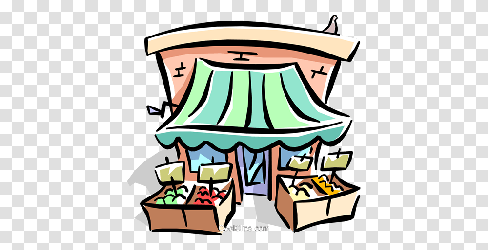 Fruit Stand Royalty Free Vector Clip Art Illustration, Leisure Activities, Food, Meal, Shop Transparent Png