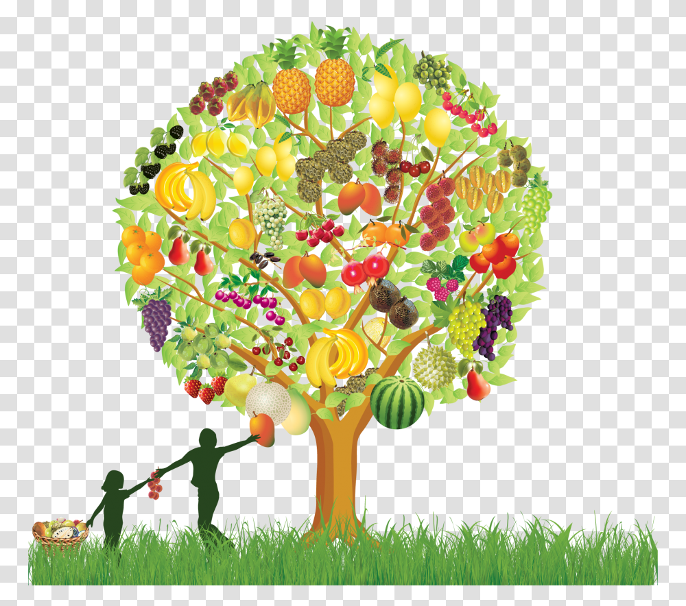 Fruit Tree Image With No Background Fruit Tree, Graphics, Art, Floral Design, Pattern Transparent Png