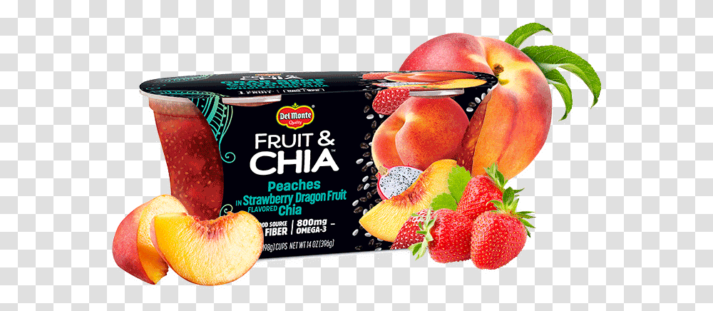 Fruit & Chia Peaches In Strawberry Dragon Flavored Frutti Di Bosco, Plant, Food, Produce Transparent Png