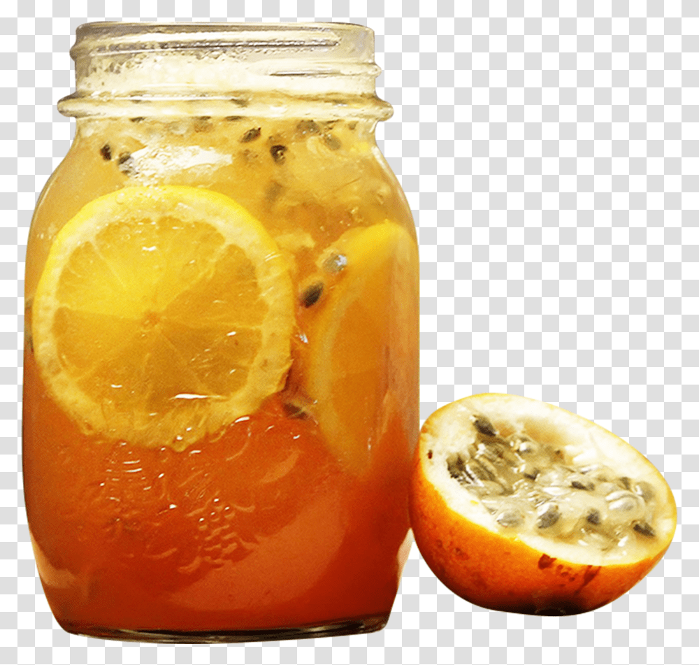 Fruit Water In Mason Jar Transparent Png