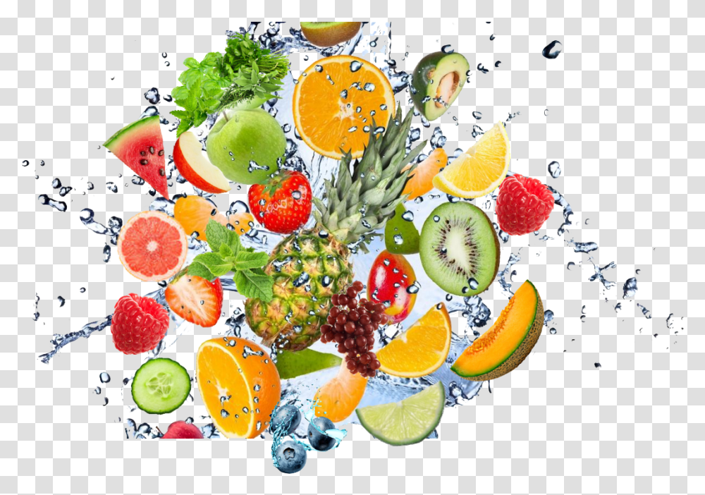 Fruit Water Splash Clipart Mix Fruit Juice Splash, Citrus Fruit, Plant, Food, Grapefruit Transparent Png