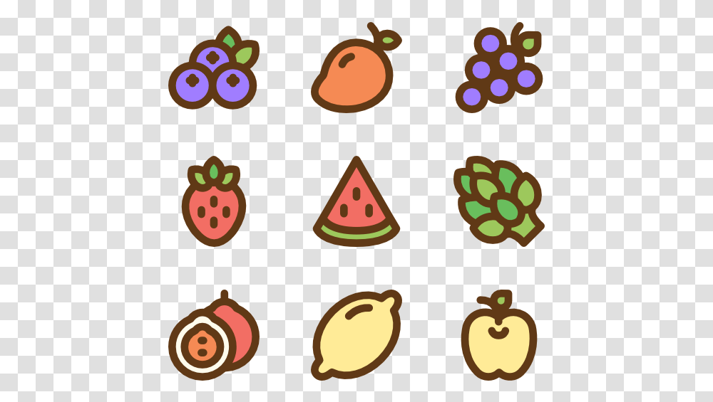 Fruits And Vegetables Cartoon, Plant, Tree, Number Transparent Png