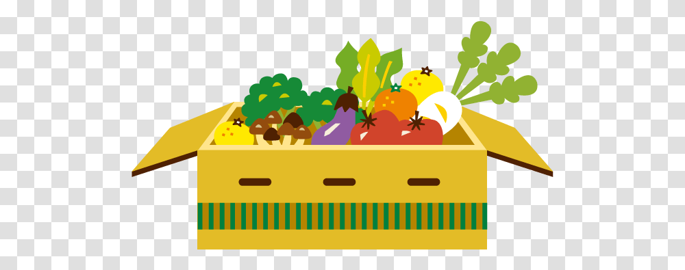 Fruits And Vegetables Clipart People Today Fresh Fruit And Vegetables Cartoon, Food, Plant, Box, Treasure Transparent Png