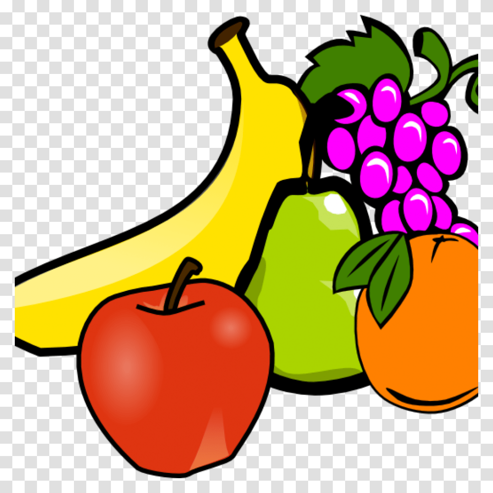 Fruits And Vegetables Clipart Vegetable Clipart At Cartoon Fruit And Vegetables, Plant, Food, Banana Transparent Png