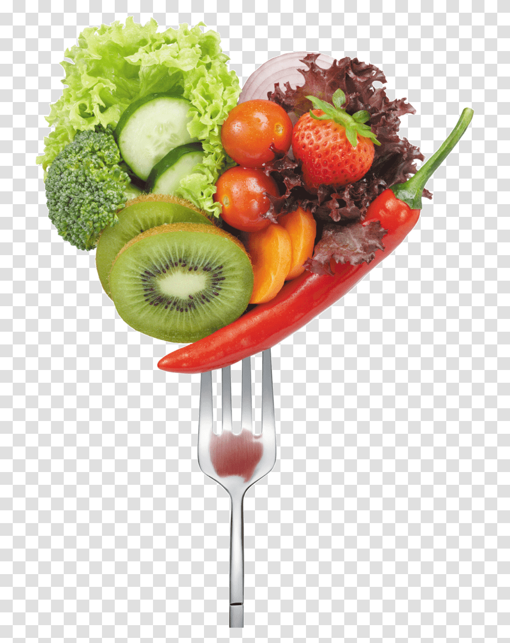 Fruits And Vegetables Healthy Food Background, Plant, Fork, Cutlery, Strawberry Transparent Png