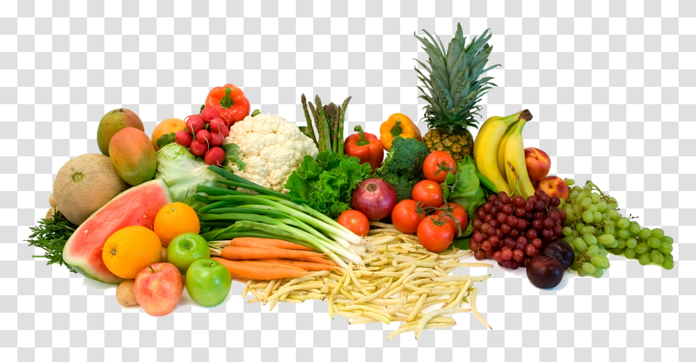 Fruits And Vegetables, Plant, Food, Pineapple, Cauliflower Transparent Png