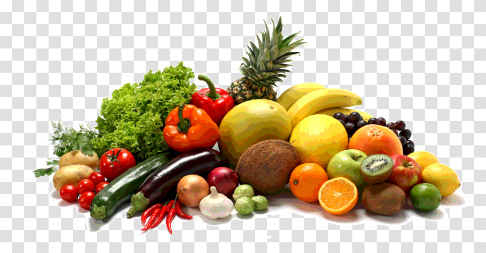 Fruits And Vegetables Vitamin And Mineral Food, Plant, Citrus Fruit, Orange, Pineapple Transparent Png