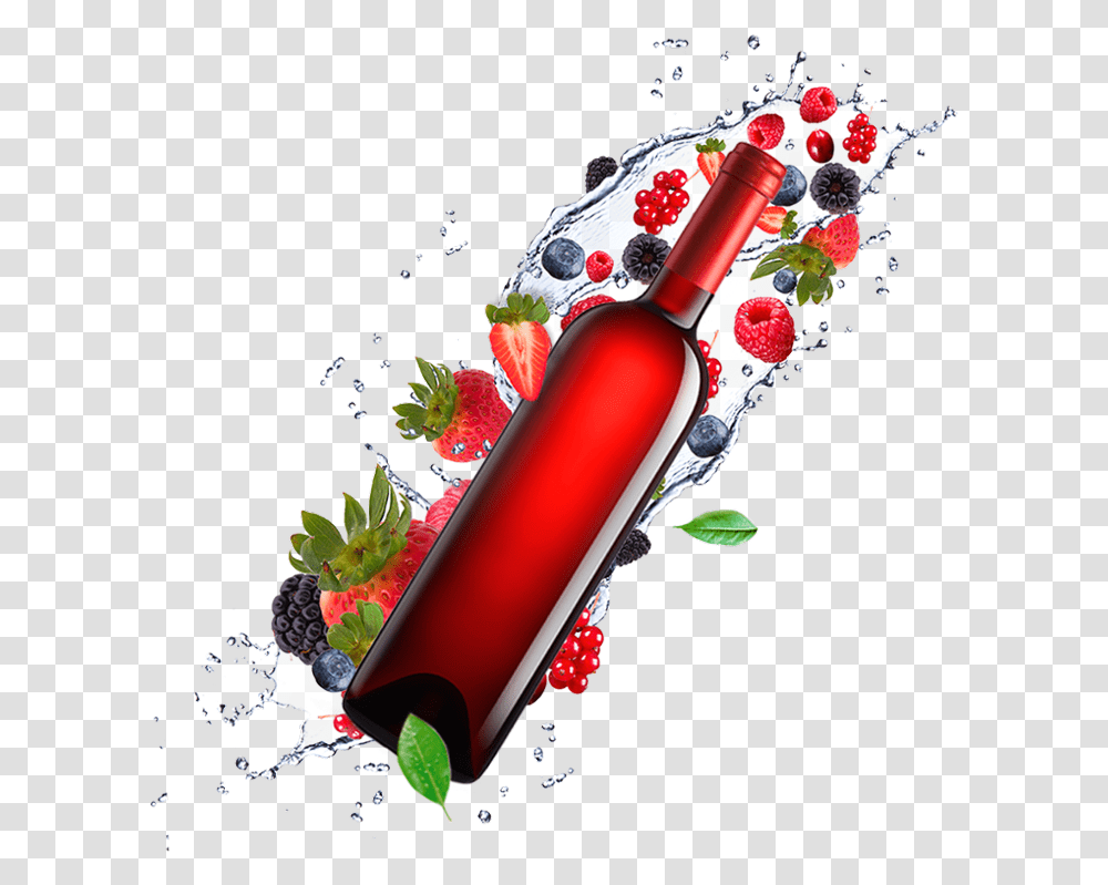 Fruits Falling In Water, Beverage, Drink, Alcohol, Wine Transparent Png