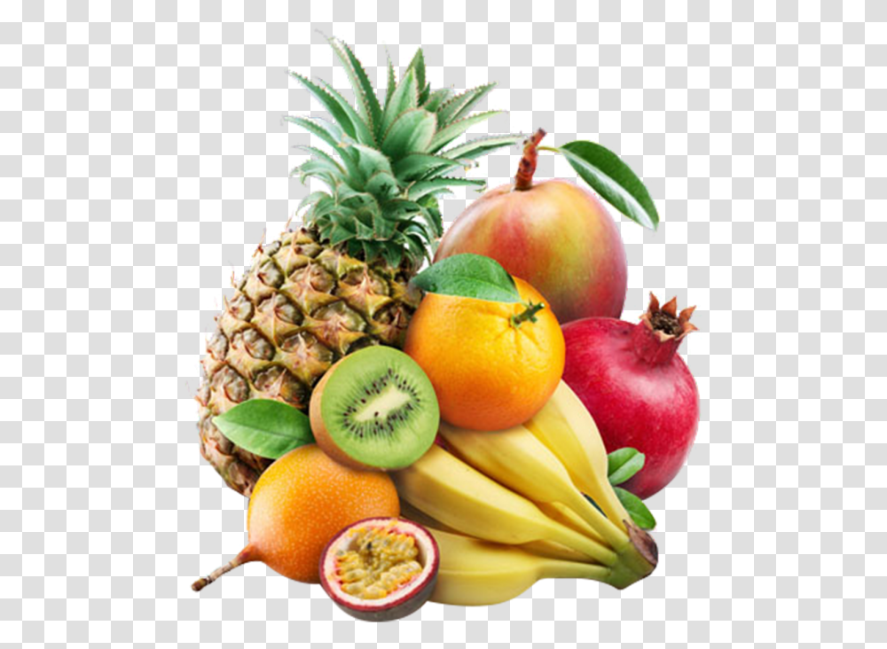 Fruits Image Fruits, Plant, Food, Pineapple, Banana Transparent Png