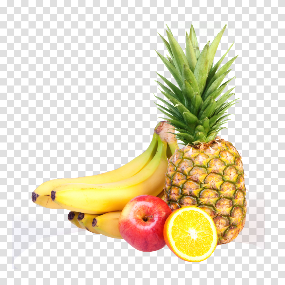 Fruits Image, Plant, Banana, Food, Pineapple Transparent Png