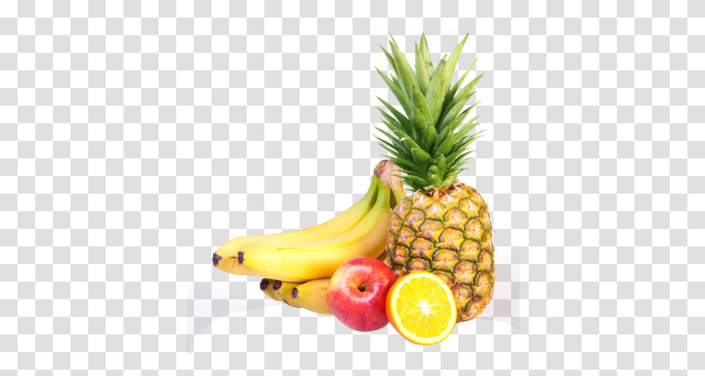 Fruits Images Background Fruits, Banana, Plant, Food, Pineapple Transparent Png