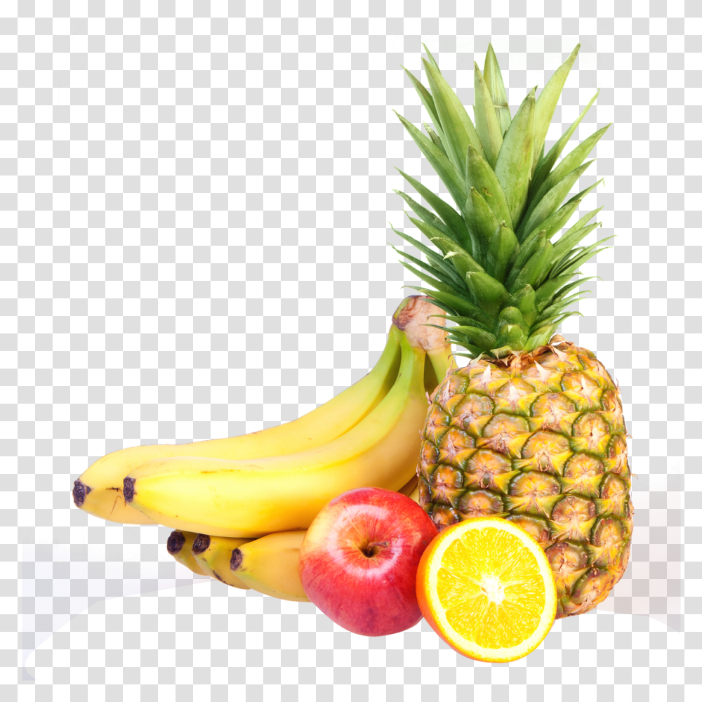 Fruits Images In, Banana, Plant, Food, Pineapple Transparent Png