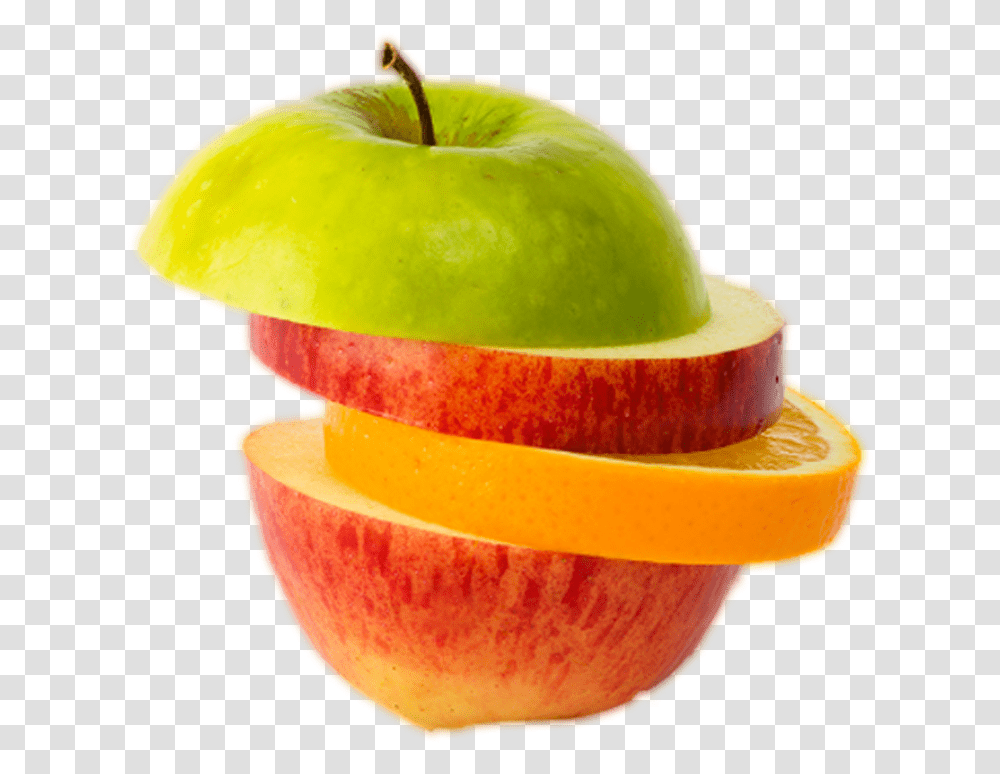 Fruits Slice Images Two Fruit Slices Clip Art, Plant, Food, Sliced, Apple Transparent Png