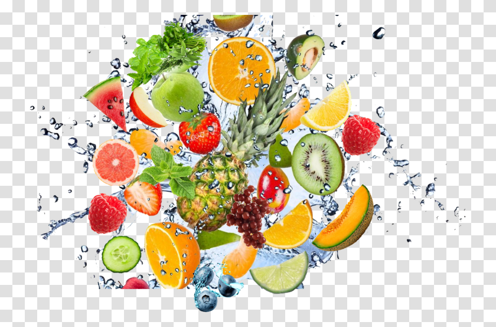 Fruits Splash Fruits, Citrus Fruit, Plant, Food, Grapefruit Transparent Png