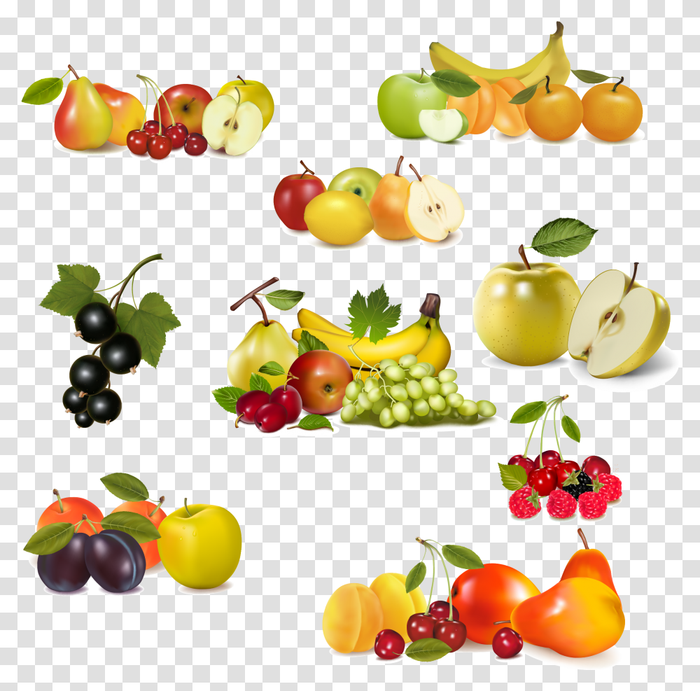 Fruits Vector Borders, Plant, Food, Grapes, Cherry Transparent Png