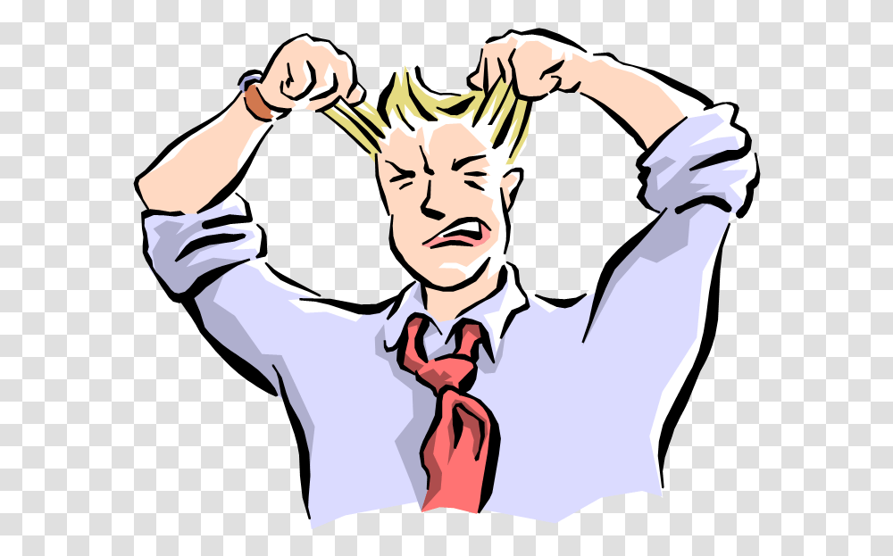 Frustrated Employee Pet Peeves Clipart, Tie, Accessories, Accessory, Person Transparent Png