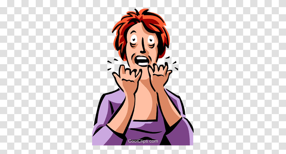Frustration Royalty Free Vector Clip Art Illustration, Person, Face, Performer, Advertisement Transparent Png