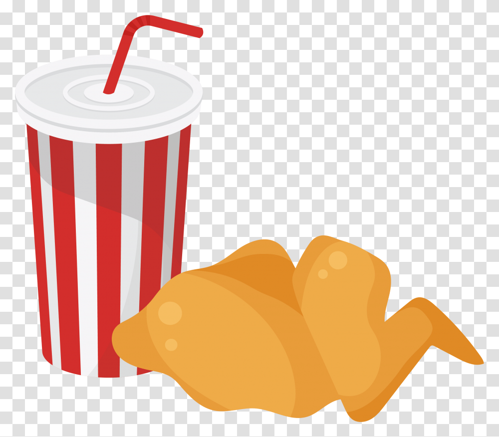 Fry Clipart Chicken Nugget Fry Fried Chicken, Soda, Beverage, Drink, Juice Transparent Png