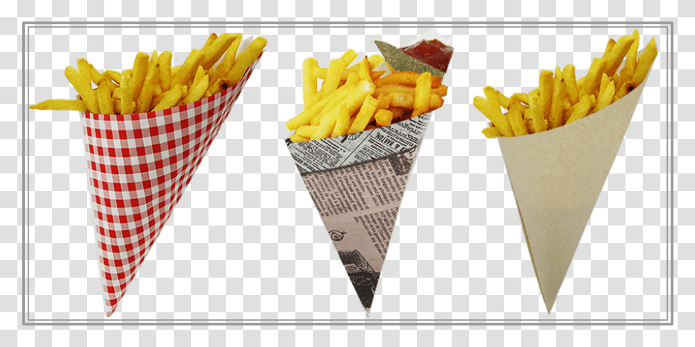 Fry Cones, Fries, Food Transparent Png