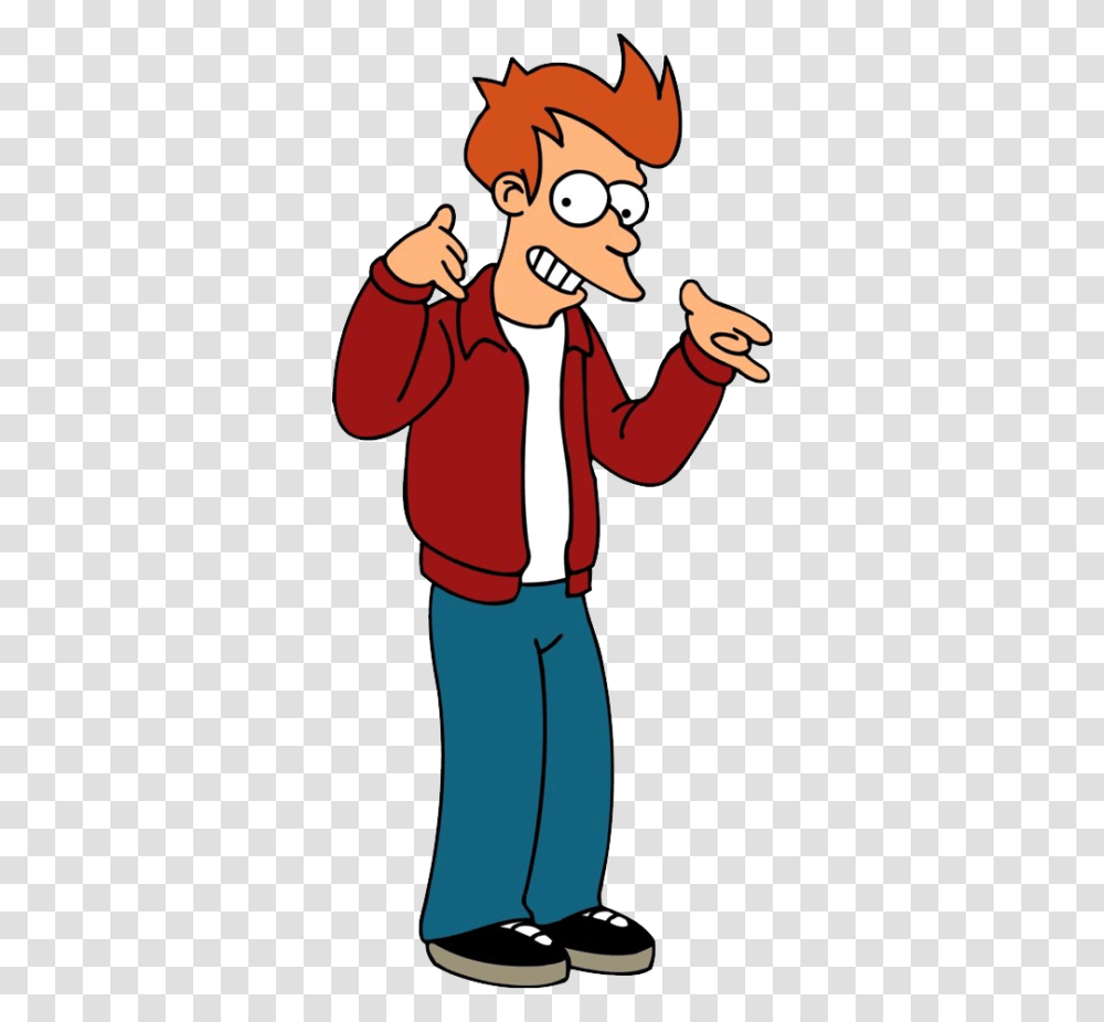 Fry From Futurama, Person, Video Gaming, Leisure Activities Transparent Png