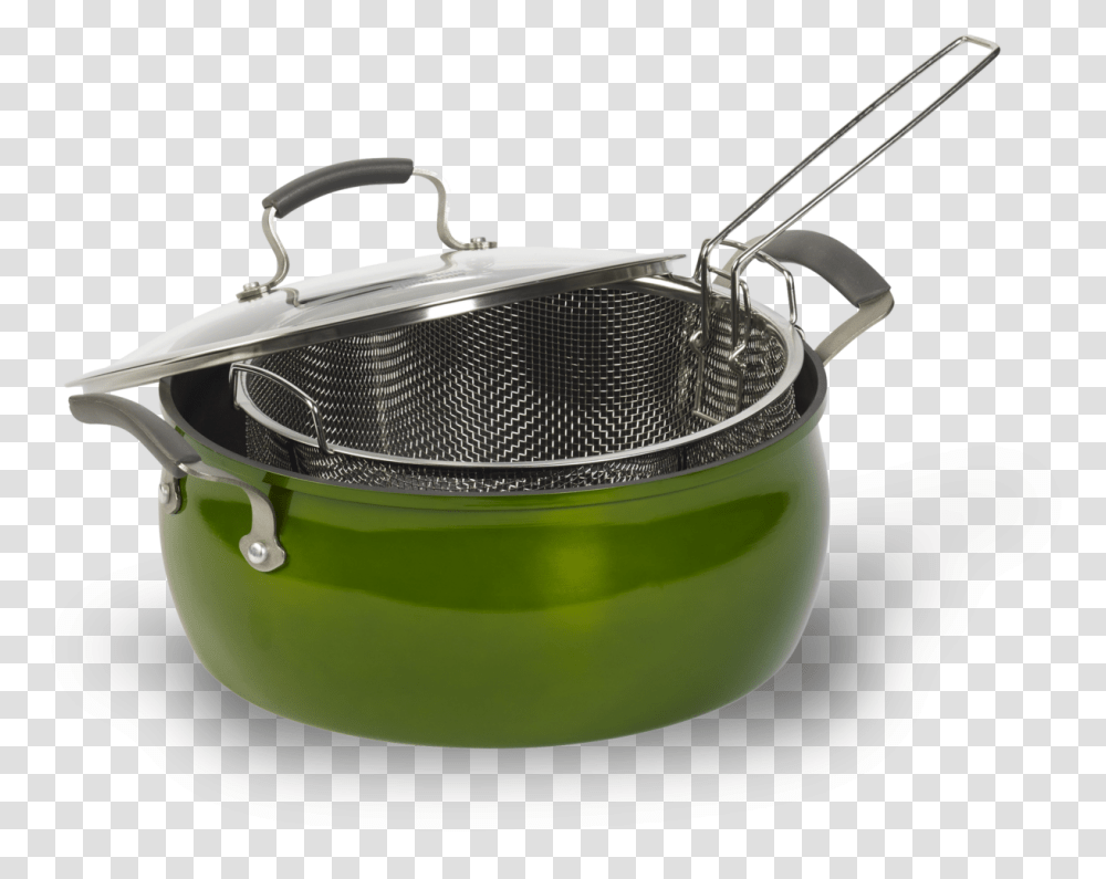 Fryer Pan With Basket, Sink Faucet, Pot, Bowl, Dutch Oven Transparent Png