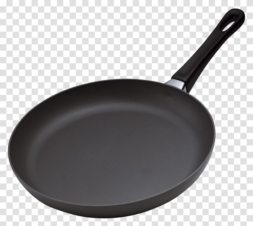 Frying Pan Cookware And Bakeware Non Stick Surface Frying Pan Background, Wok, Spoon, Cutlery Transparent Png