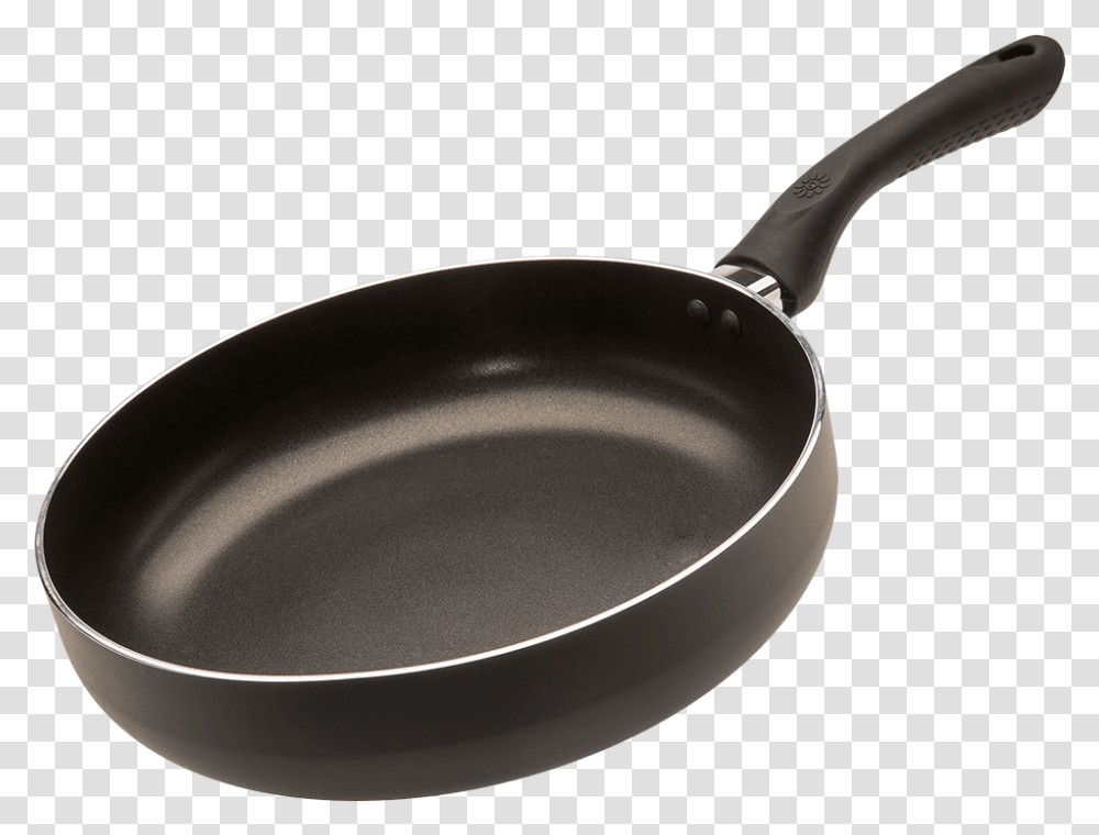 Frying Pan Non Stick Surface Cookware Cooking, Wok, Spoon, Cutlery Transparent Png