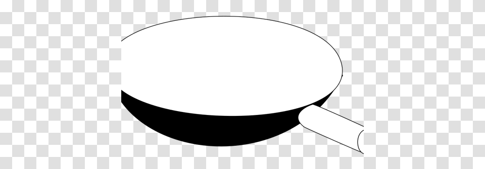 Frying Pan Outline, Oval, Dish, Meal, Food Transparent Png