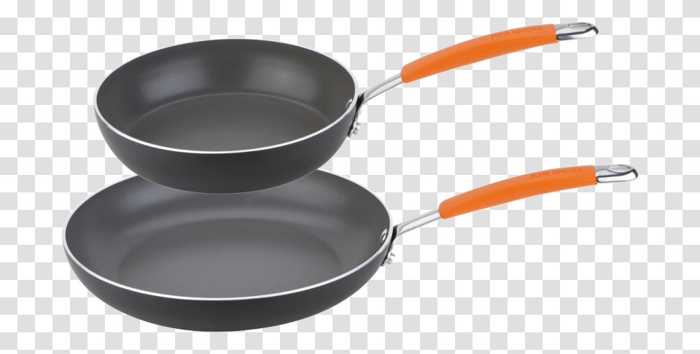 Frying Pan Twin Pack Saut Pan, Wok, Spoon, Cutlery Transparent Png