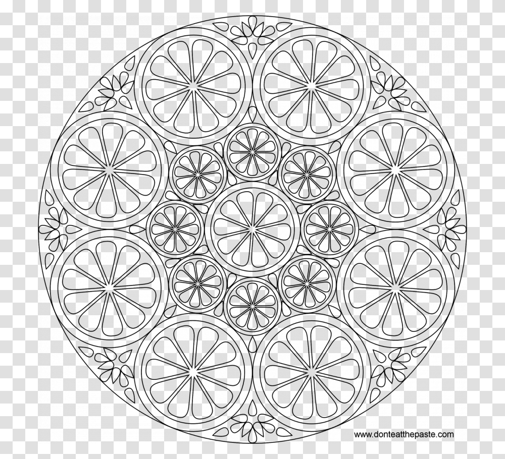 Frylock Coloring Pages Mandalas Large, Gray, World Of Warcraft Transparent Png