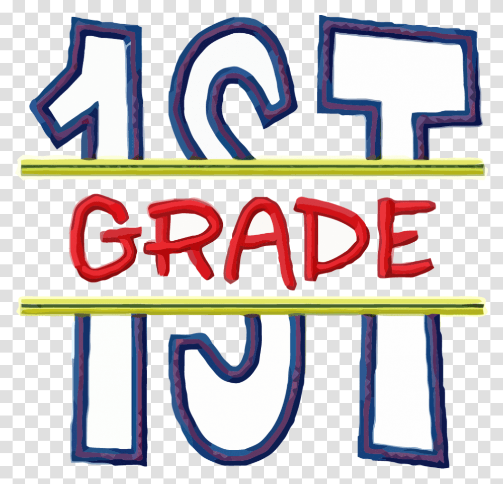 Fsf Split 1st Grade Clipart 5th Grade Here We Come, Alphabet, Word, Number Transparent Png