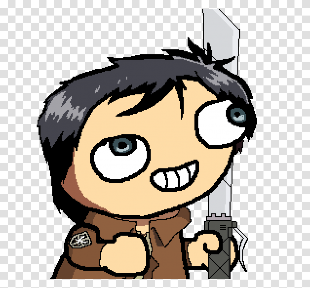 Fsjal Eren From Attack On Titan Fsjal Know Your Meme, Face, Toy, Head Transparent Png