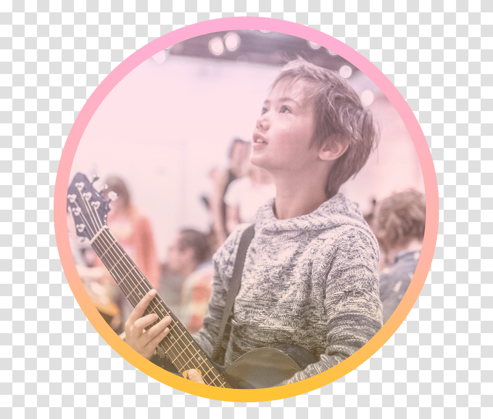 Fsm Teachers Circle, Person, Guitar, Leisure Activities, Face Transparent Png