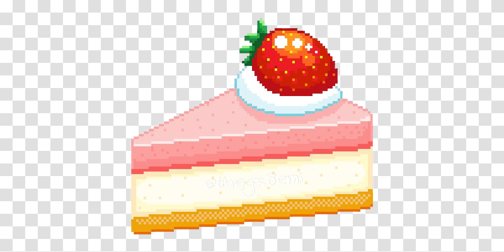 Ftecheesecake Cheesecake Strawberry, Cream, Dessert, Food, Icing Transparent Png
