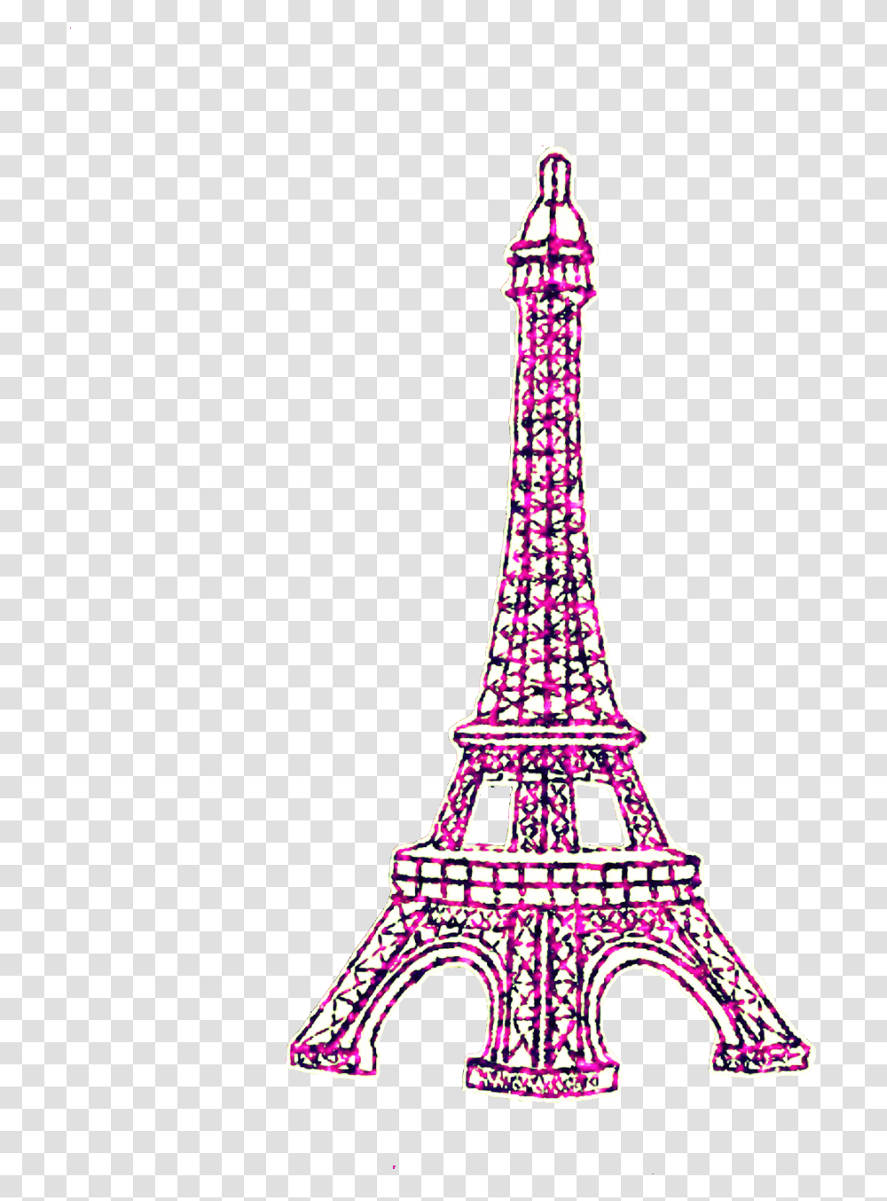 Ftedtickers Glitter Sparkle Pink Paris Eiffeltower Cute Eiffel Tower, Architecture, Building, Spire, Steeple Transparent Png