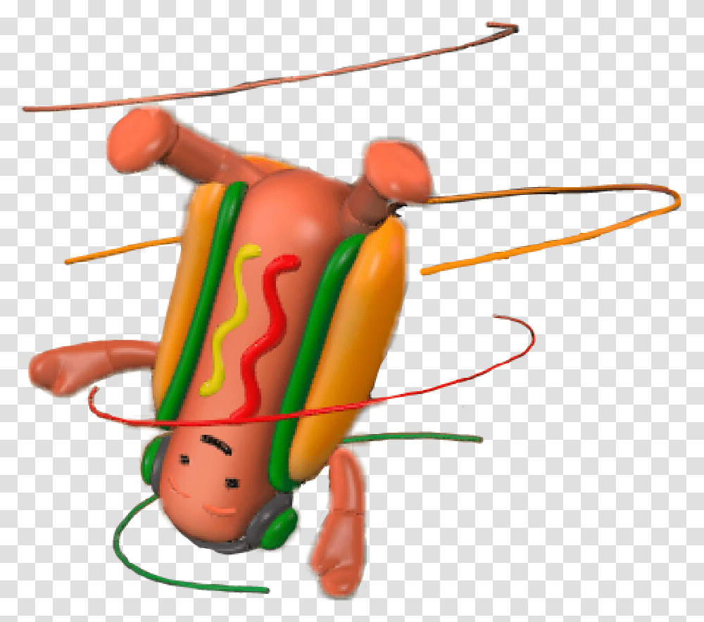 Ftehotdog Hotdog Snapchat Dance Sticker, Bow, Food, Hot Dog, Toy Transparent Png