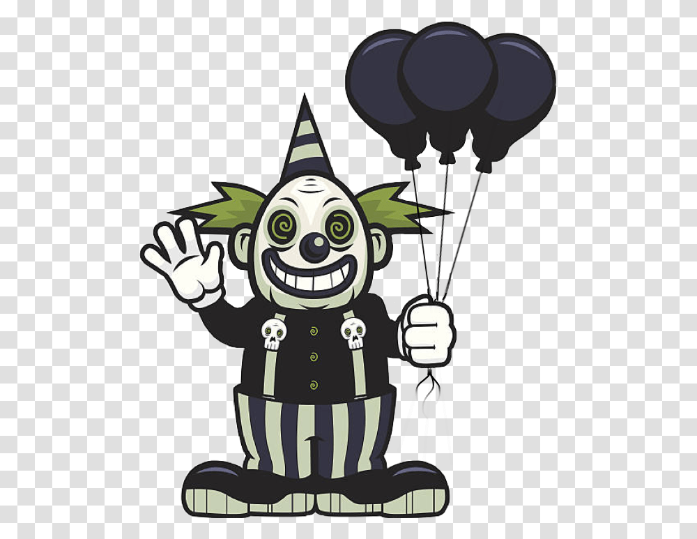 Ftescaryclowns Scaryclown Clown Scary Balloon Death Creepy Clown Clip Art, Poster, Advertisement, Performer, Hand Transparent Png