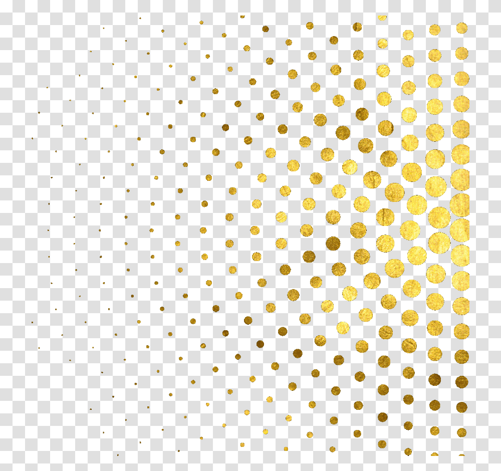 Ftestickers Abstract Dots Golden Goldglitter Goldendots Background Gold Dots, Texture, Honeycomb, Food, Rug Transparent Png