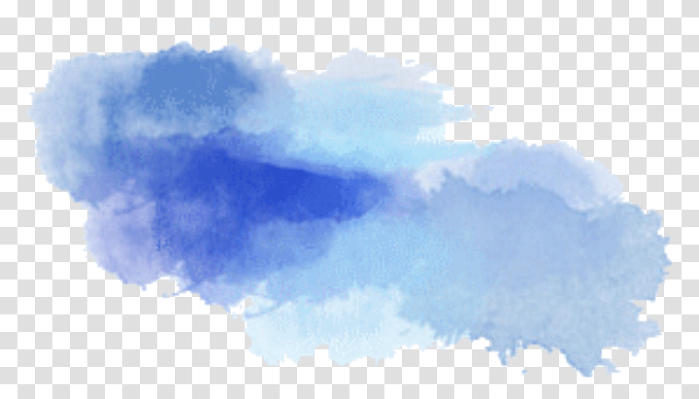 Ftestickers Art Watercolor Paint Brushstrokes Blue Manchas De Pintura, Nature, Outdoors, Weather, Sky Transparent Png