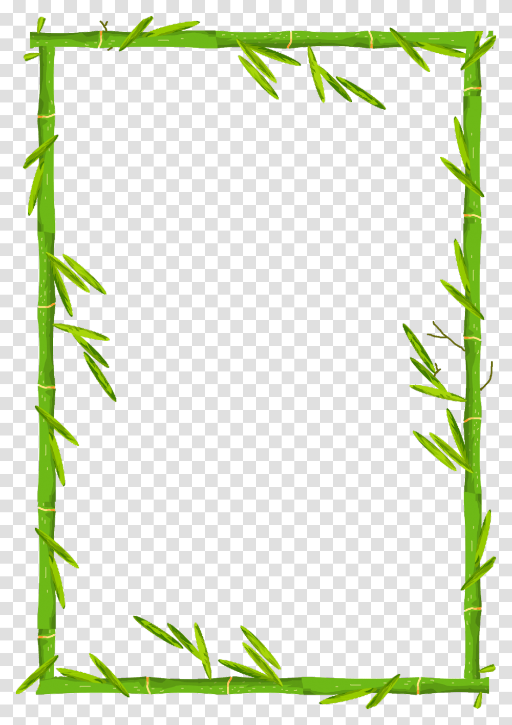 Ftestickers Bamboo Frame Borders Bamboo Border Frame Design, Plant, Bamboo Shoot, Vegetable Transparent Png
