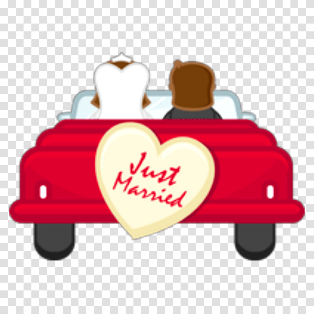 Ftestickers Car Couple Love Wedding Justmarried Clipart, Birthday Cake, Dating Transparent Png