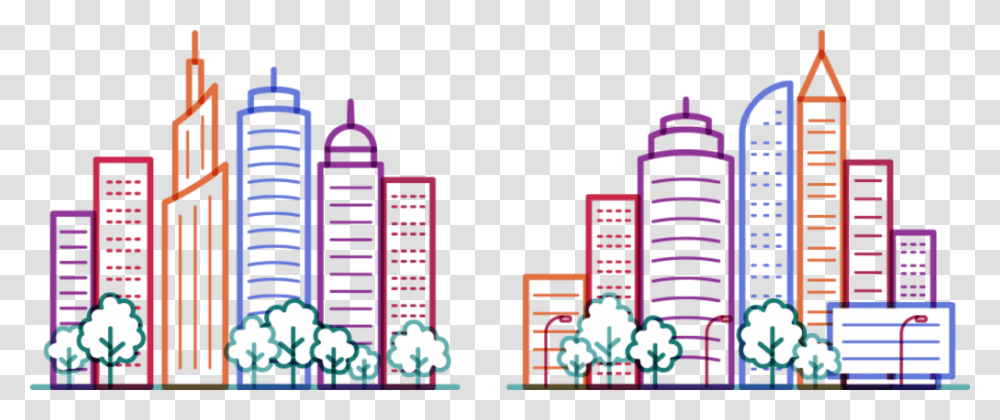 Ftestickers Cartoon City Citylife Cute Colorful Building Comics Background, Urban, Town, Super Mario, Downtown Transparent Png